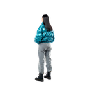 The Turquoise Dawn Puffer Jacket