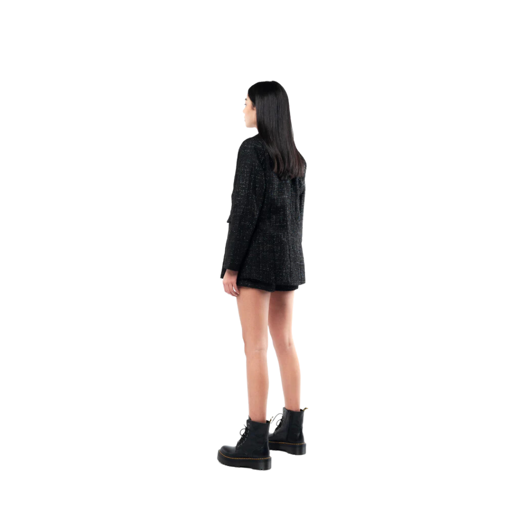 The Elegant Window Pattern Suit with Shorts