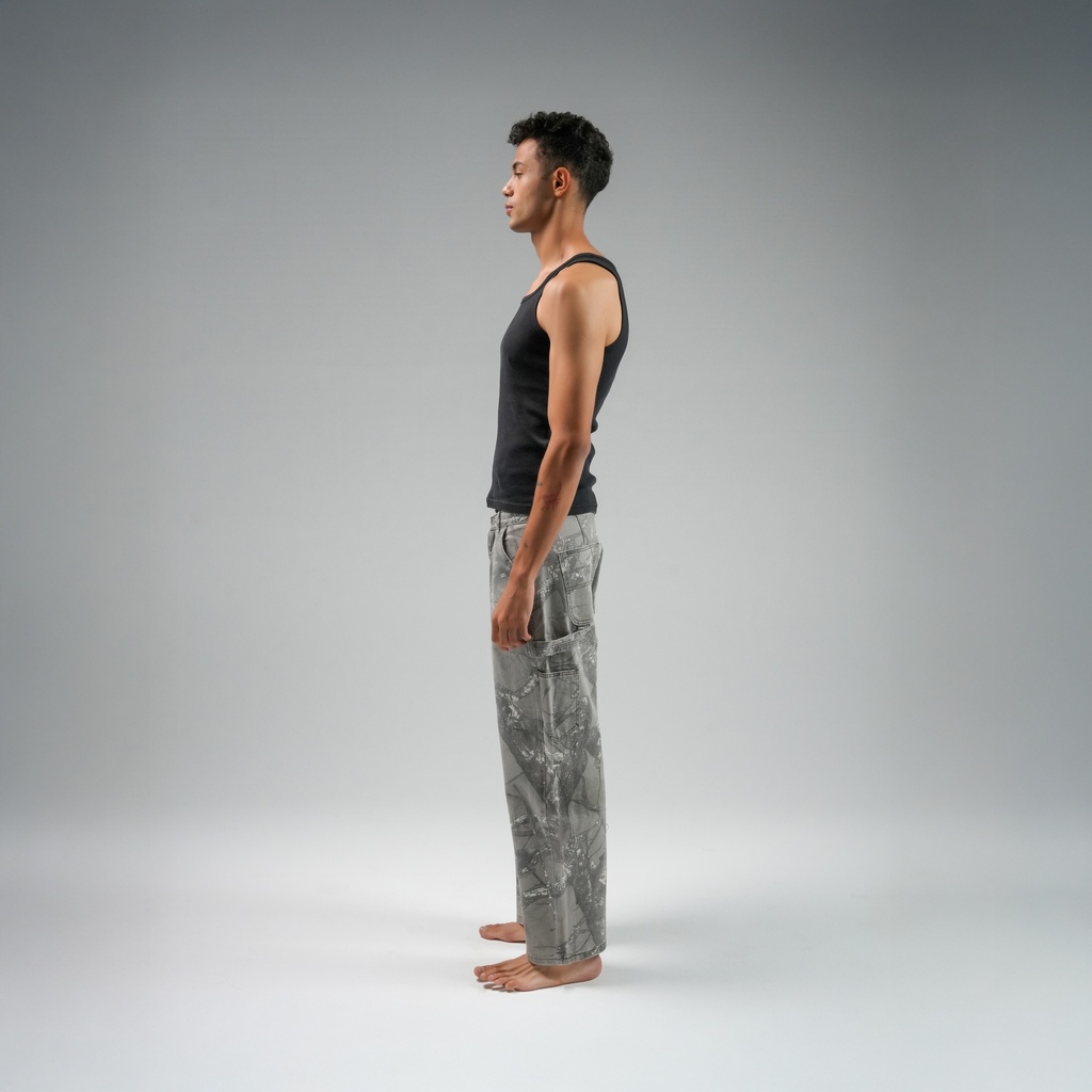 Printed Carpenter Jeans