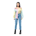 The Long Sleeve Technicolored Shirtdress