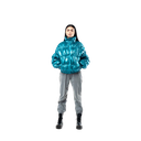 The Turquoise Dawn Puffer Jacket