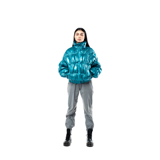 The Turquoise Dawn Puffer Jacket