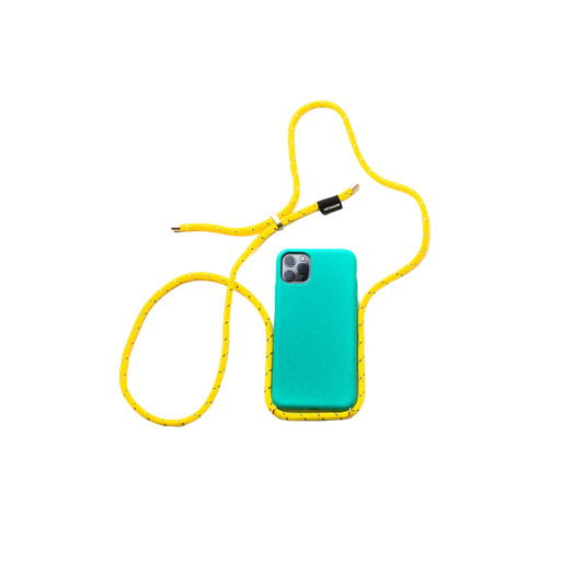 Turquoise Case / Yellow Reflective Rope