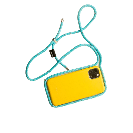 Yellow Case / Turquoise Reflective Rope